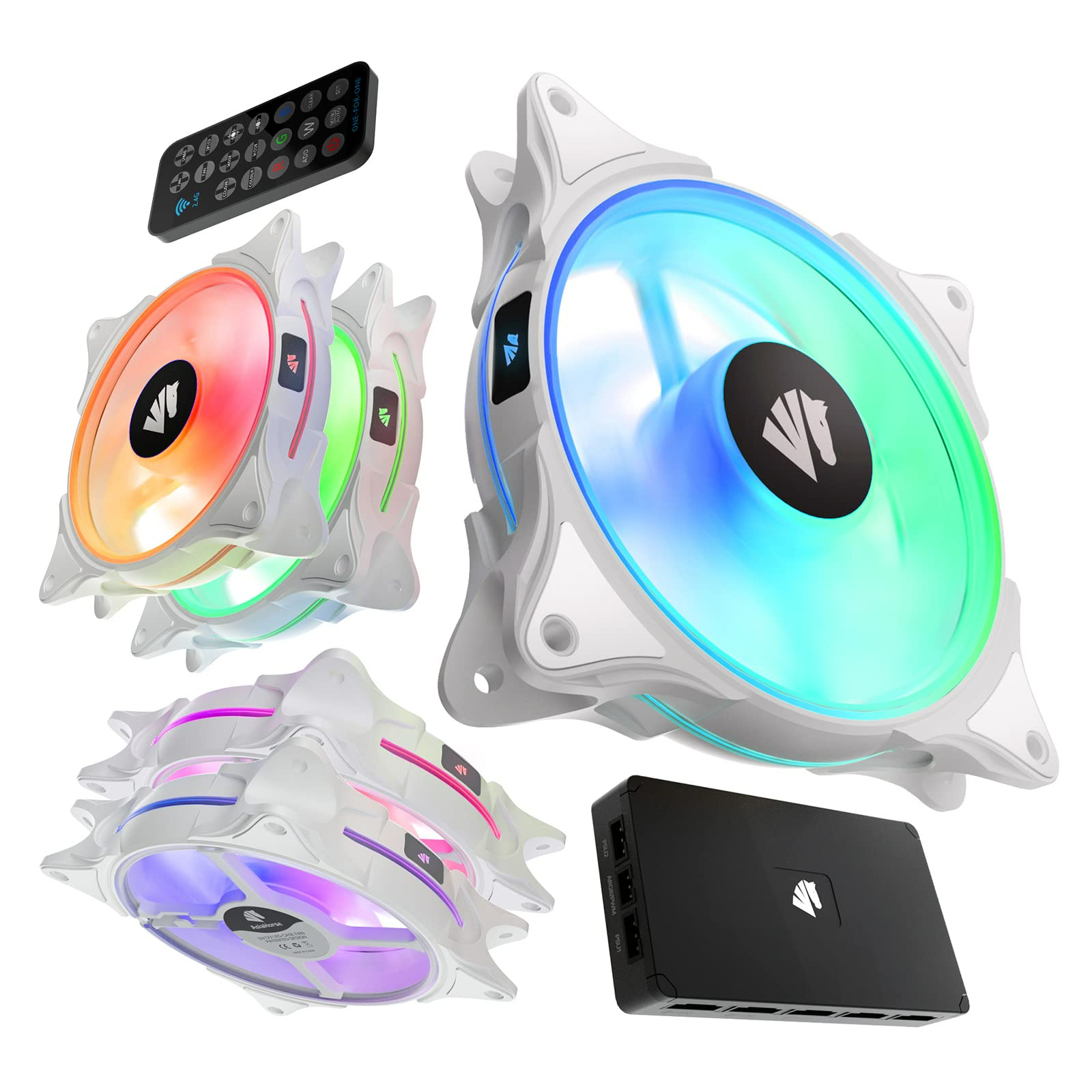 AsiaHorse FS9002 Pro 120mm PWM PC Case Fan, Adjustable Speed of 800-18