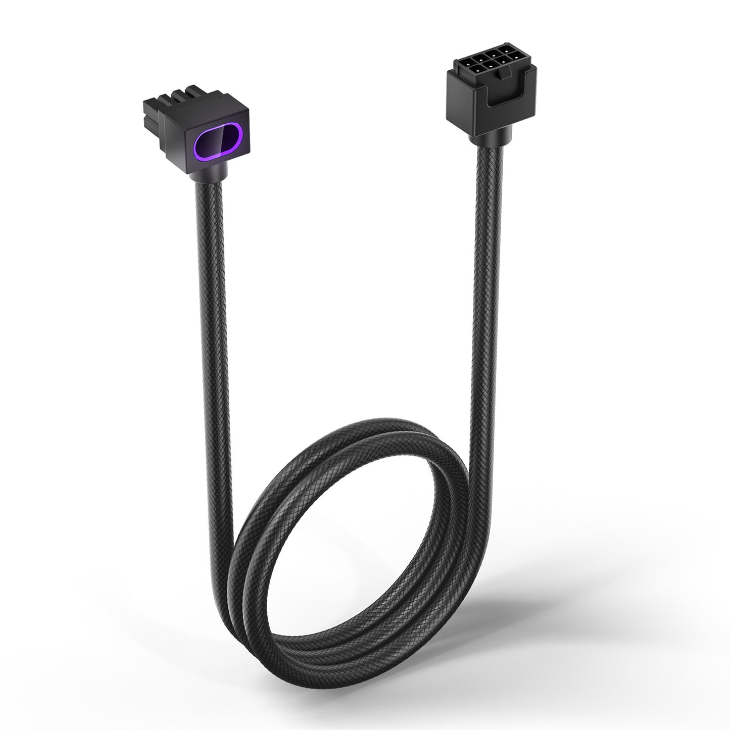 AsiaHorse Hydrus-24PIN PC PSU Extension Cable, ATX 24Pin Motherboard Power Extension Cable 90° Right Angle Design, 2000W Power Supply (Whole Set), PC Power Cord Perfect for Cable Management & PC DIY