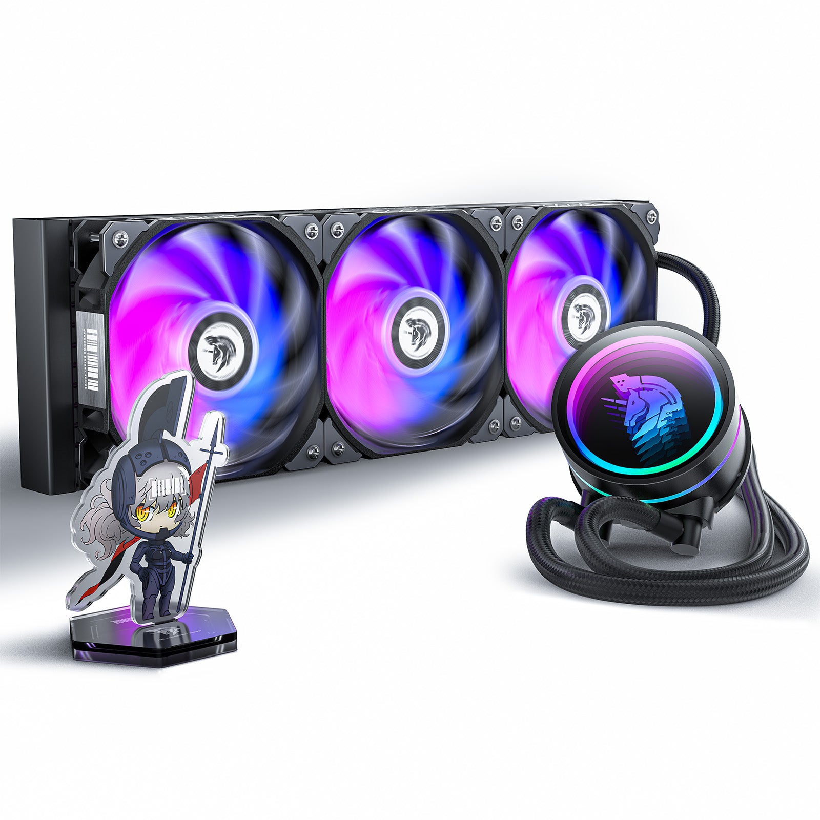مبرد وحدة المعالجة المركزية السائل W360 AIO من The Wandering Knight 
